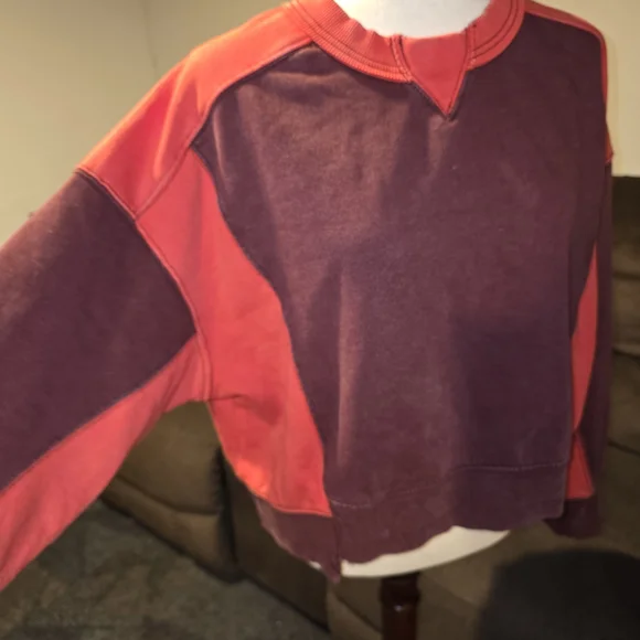 FP Movement by Free People Red and Purple Sweatshirt - Picture 3 of 5